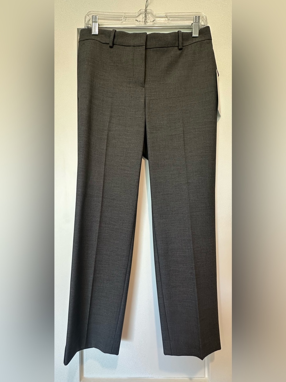 Ann Taylor The Suiting Collection - “The Ankle” Gray Dress Pants - 4P (Curvy)